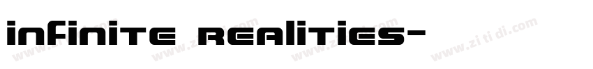 infinite realities字体转换